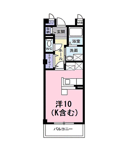 アンジュ西京極の間取り写真