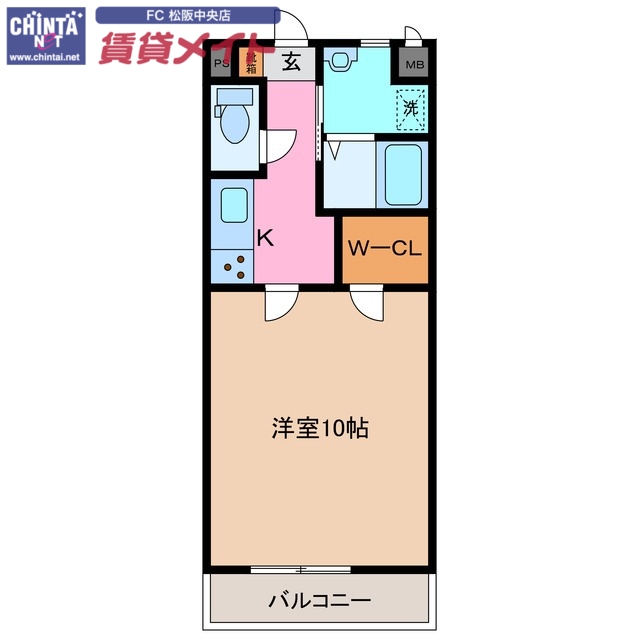 ラフィネOneの間取り写真