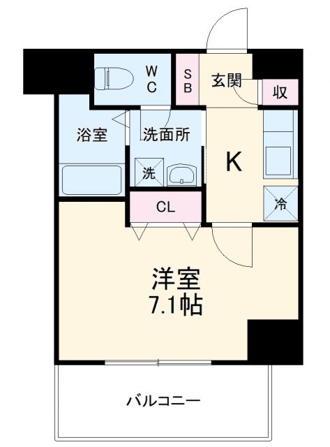 リアライズ代官町の間取り写真