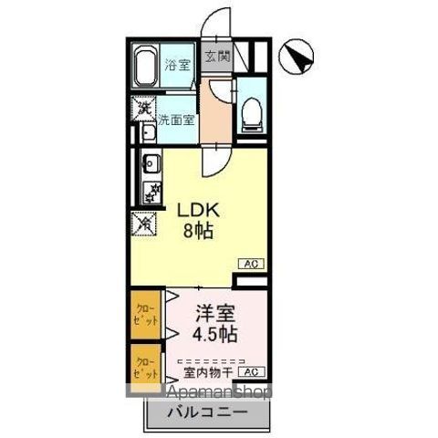レクシア白子 IIの間取り写真