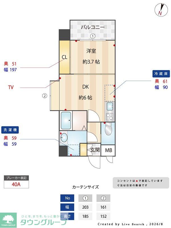 RESIAS ONE TENJINMINAMI BLDG.の間取り写真