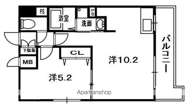 京阪本線 香里園駅 徒歩10分 9階建 築12年の間取り写真