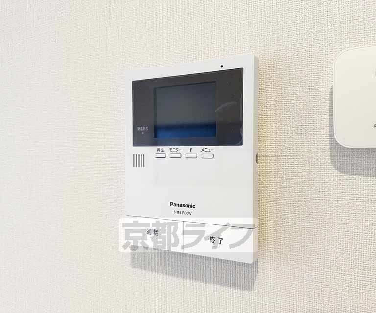 セキュリティ　モニター付きで安心・
