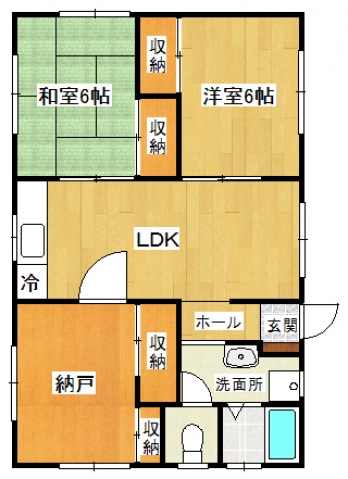 ヴィラージュ五門西の間取り