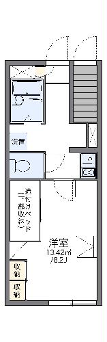 レオパレス安田　２の間取り