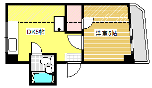 世田谷区上馬のマンションの間取り