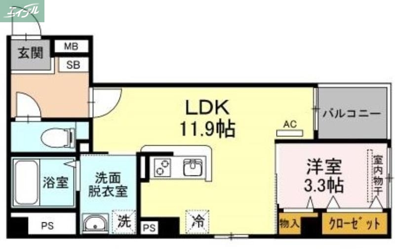 OTC田町マンションの間取り