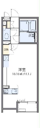 レオネクストレスポワール　砺波の間取り