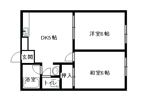 ペルシェ広田の間取り