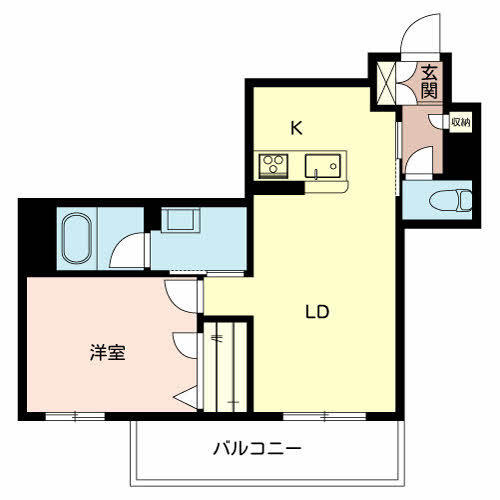 ｒｅｍｅｍｂｒａｎｃｅ西新町の間取り