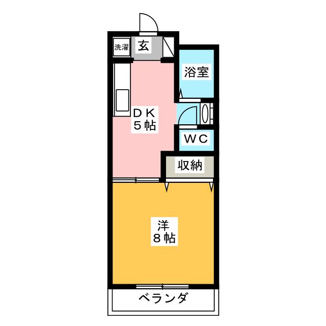 エクセル瑞雲　Ａ棟の間取り