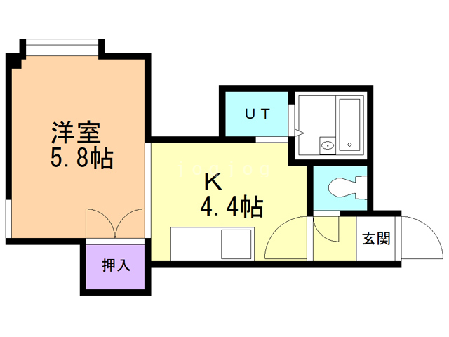 【シュアーヴ２３の間取り】