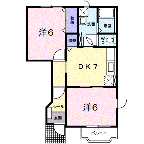 プリムローズの間取り