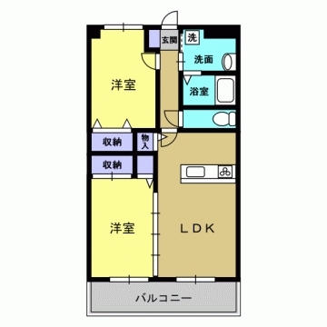 グローリアスの間取り