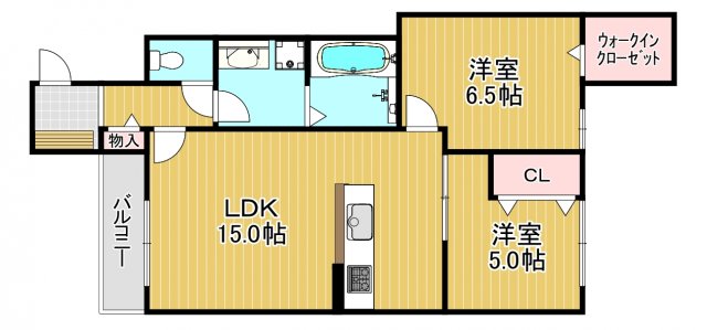 エフィー大阪狭山の間取り