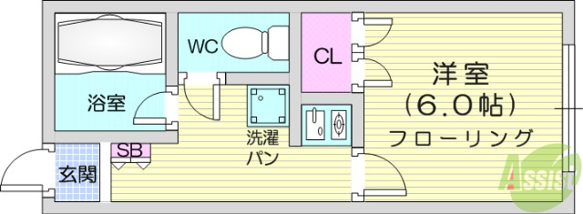 クリエートハイツ高砂の間取り