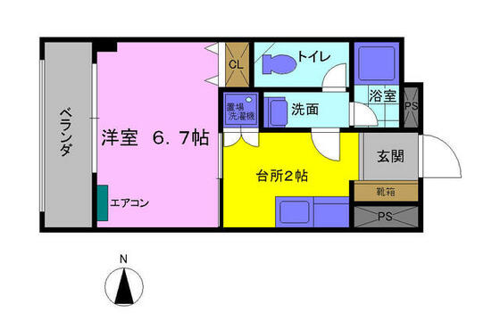 サンライト春日の間取り