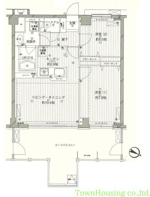 コスモリード西馬込の間取り