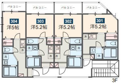 ＭＥＬＤＩＡ小作IIの間取り