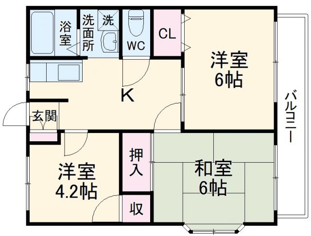 グリーンホーム風間の間取り