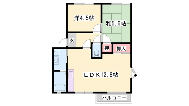 エストピア網干の間取り