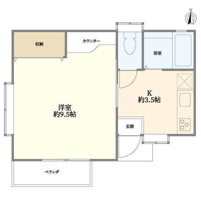 桜コーポの間取り