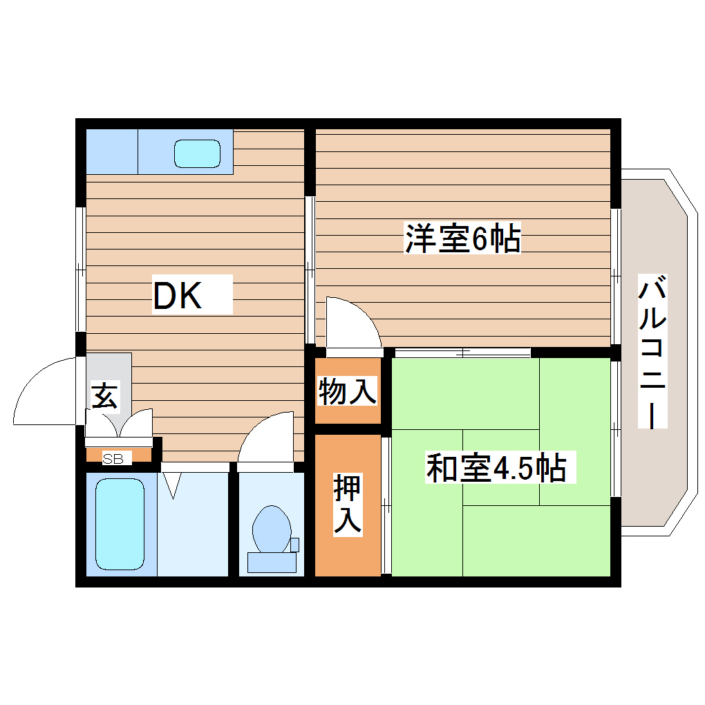 メゾン14-20の間取り