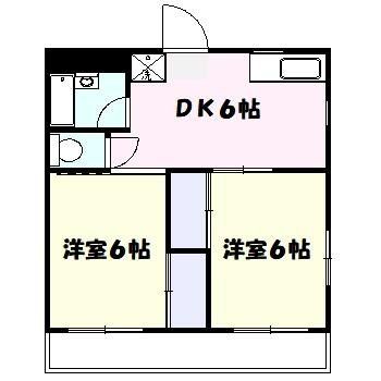 川崎市中原区下沼部のマンションの間取り