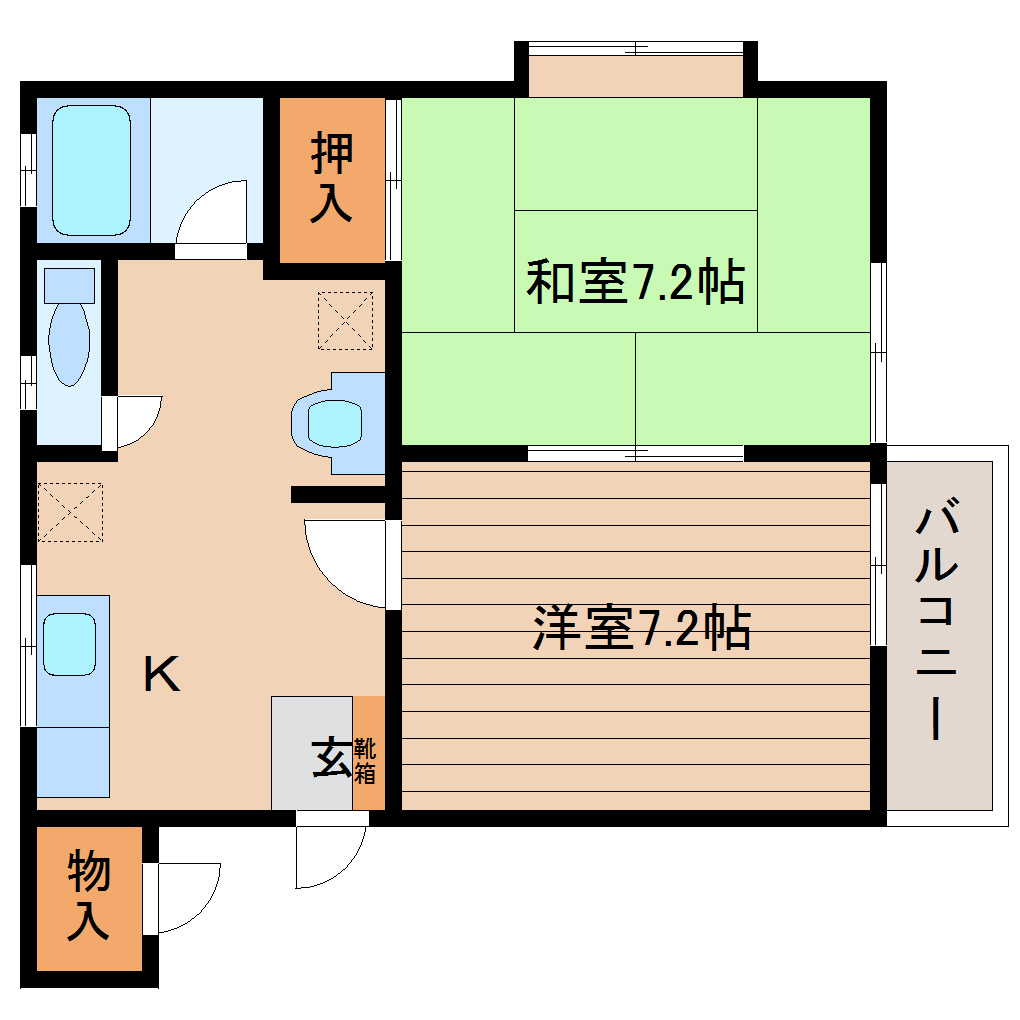 エルミーナCの間取り