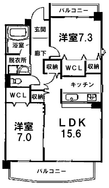 ステージ覚王山の間取り