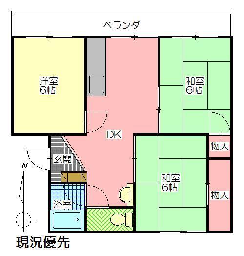 東荘園ビルの間取り