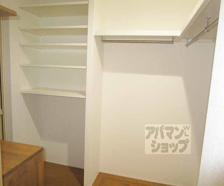 収納　室内の写真です。