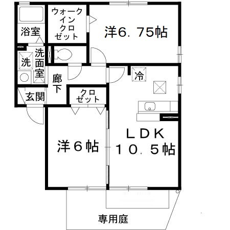 【ラ・フェール砂山の間取り】