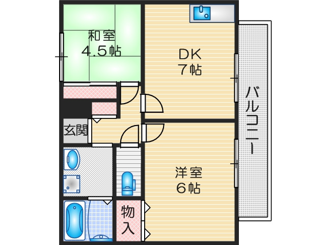 ハイツアルコの間取り