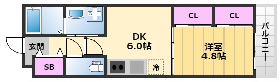 TKアンバーコート浜寺2の間取り