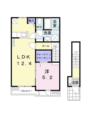 パエーゼＴ　１の間取り