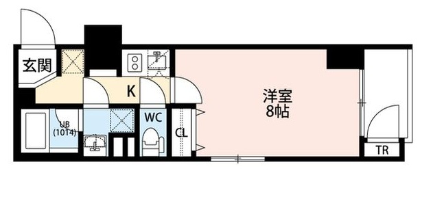 江東区冬木のマンションの間取り