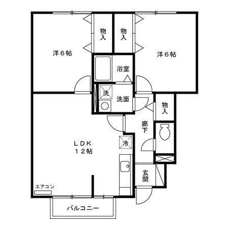 セジュールＫＳの間取り