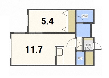 ロコベルソ厚別西の間取り