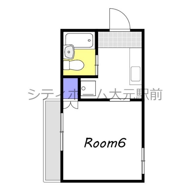 ビッグバーンズマンション伊島G棟の間取り