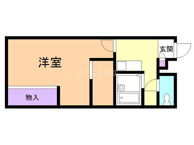 レオパレスプレミールの間取り