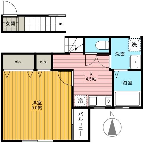 クレールMの間取り