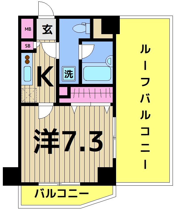 プレスタイル千寿の間取り