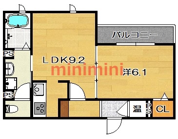 ドムール南茨木の間取り