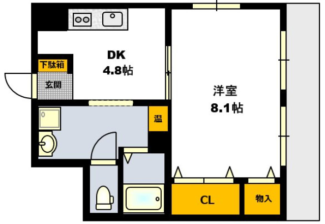 フェリシア西広島駅前の間取り