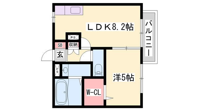 アーバンプラザIの間取り