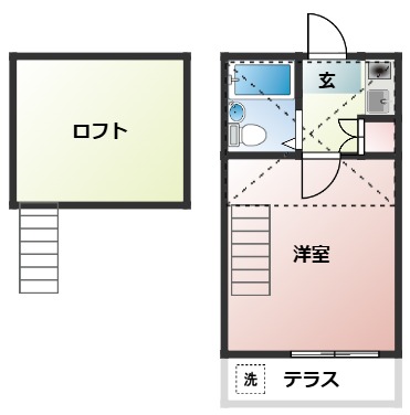 文京区本駒込のアパートの間取り