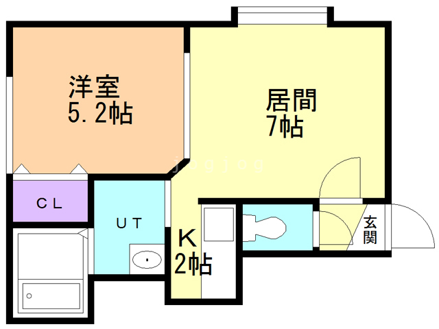 アーバンライフ月寒東の間取り