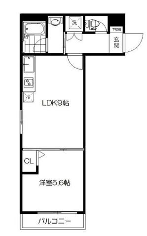 サクシード丹波橋西の間取り