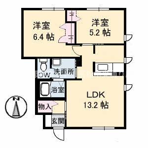 パサージュM 四番館の間取り